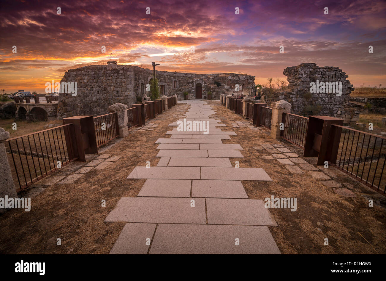 La fortezza di Real Fuerte de la Concepción è una stella fortezza costruita in stile Vaubanesque. Si trova a 0.6 miglia (0.97 km) ad ovest del villaggio Foto Stock