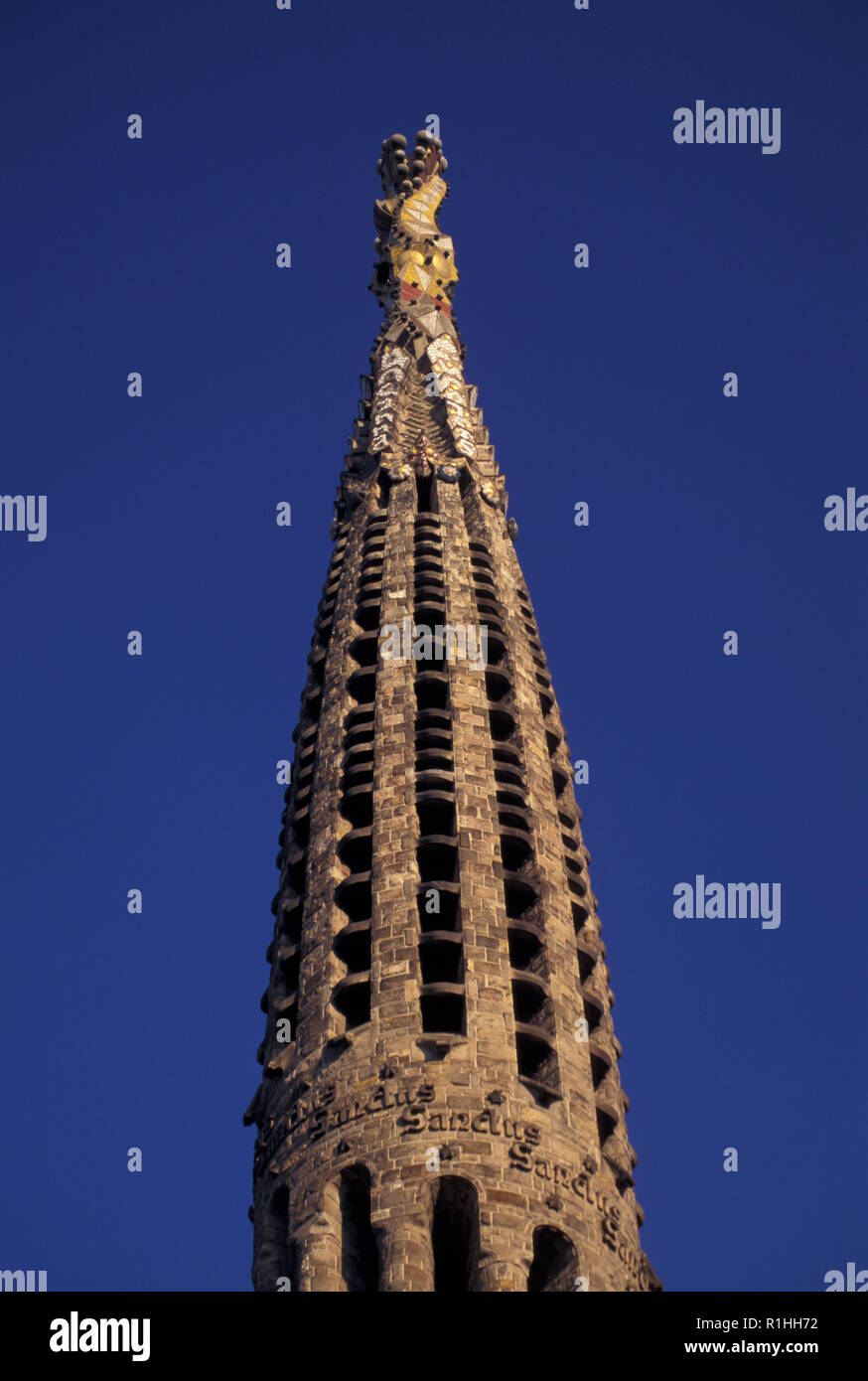 Non 1128842 Spagna Barcellona Sagrada Familia progettato dall architetto catalano Antoni Gaudí (1852-1926) Foto Stock