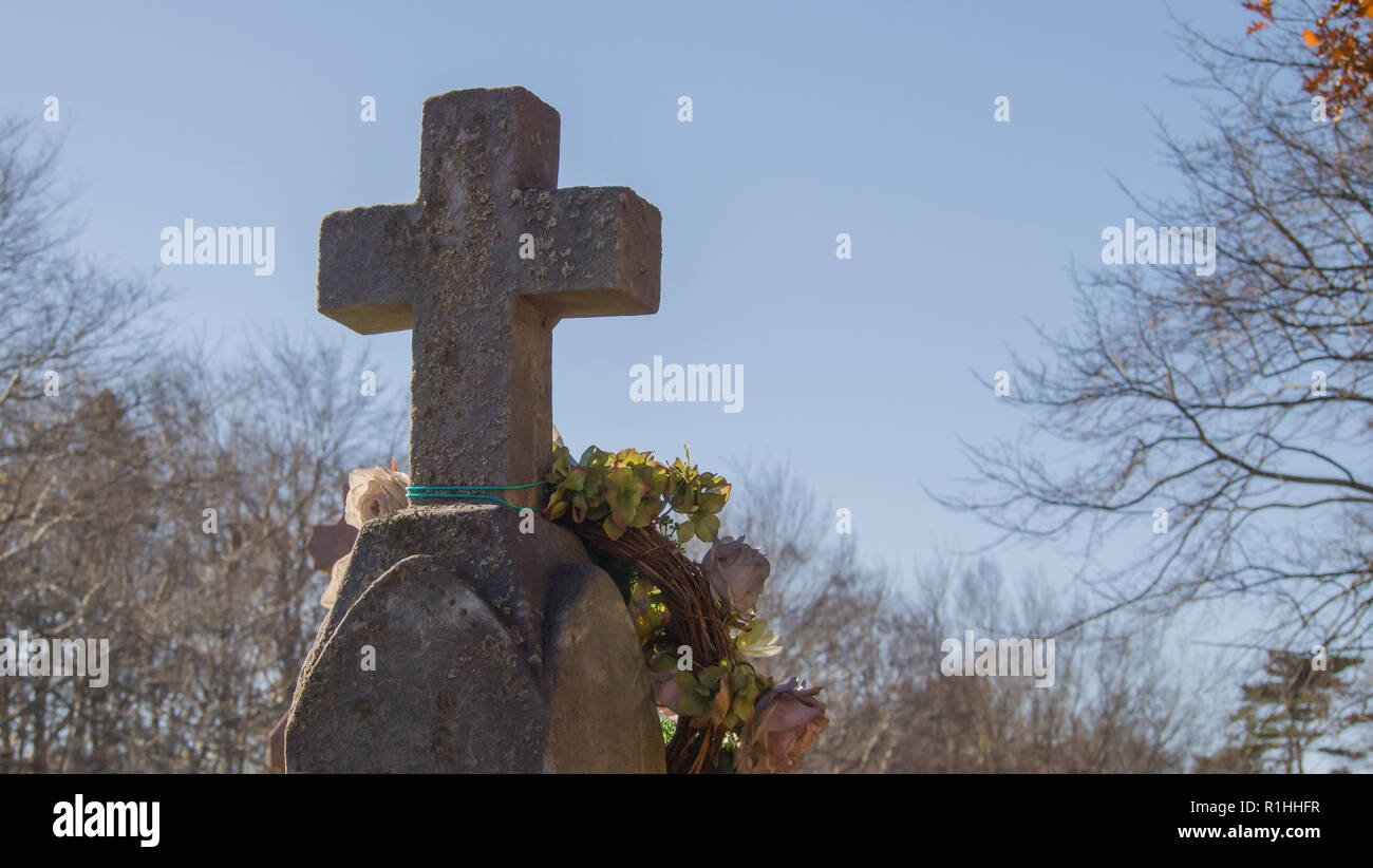 Il vecchio cimitero di Halifax Nova Scotia Canada. Foto Stock
