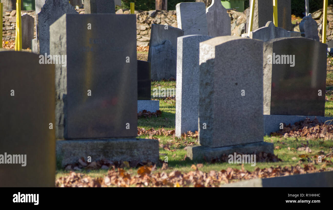Il vecchio cimitero di Halifax Nova Scotia Canada. Foto Stock