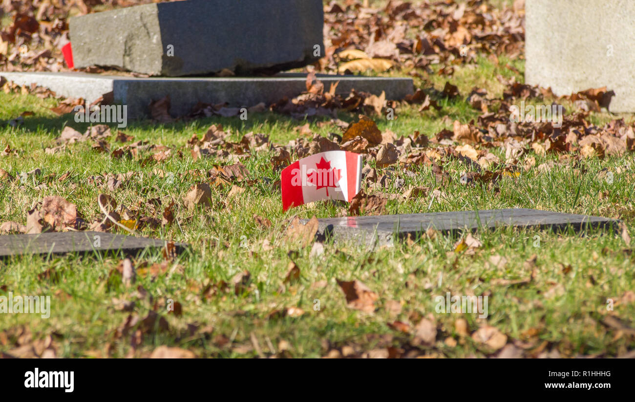 Il vecchio cimitero di Halifax Nova Scotia Canada. Foto Stock