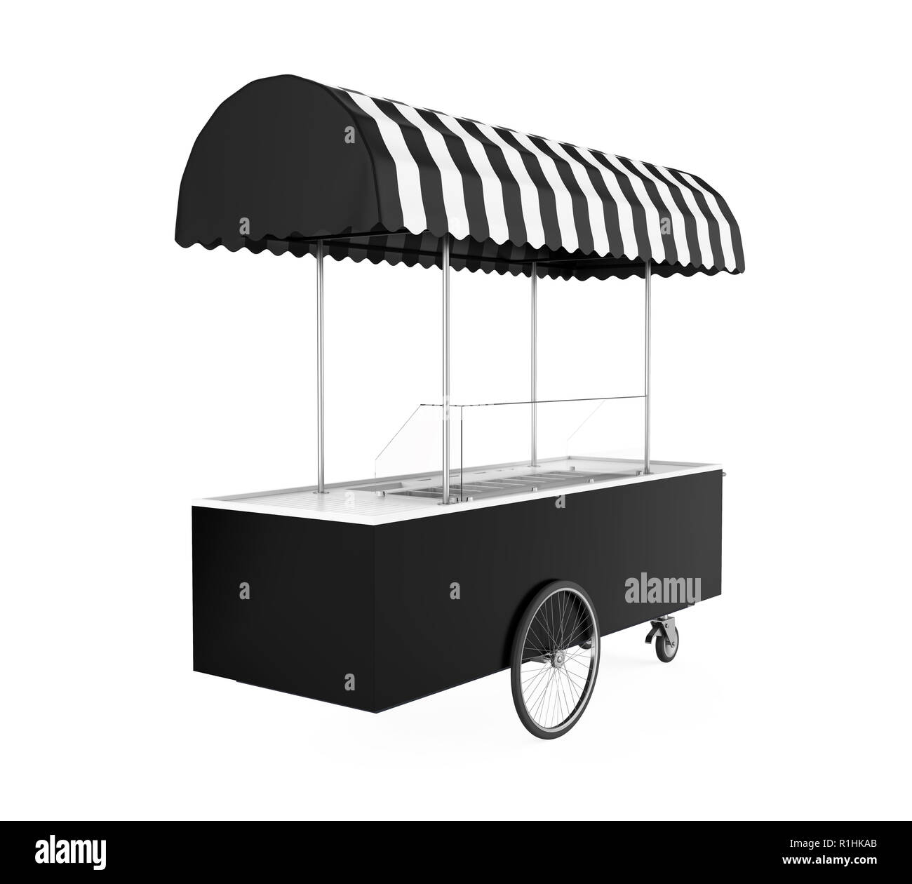 Food Cart isolato Foto Stock