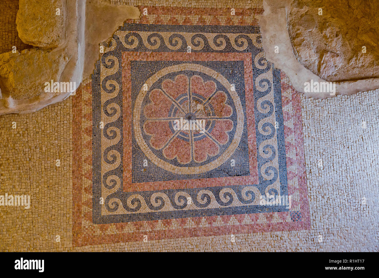 Masada Western Palace Foto Stock