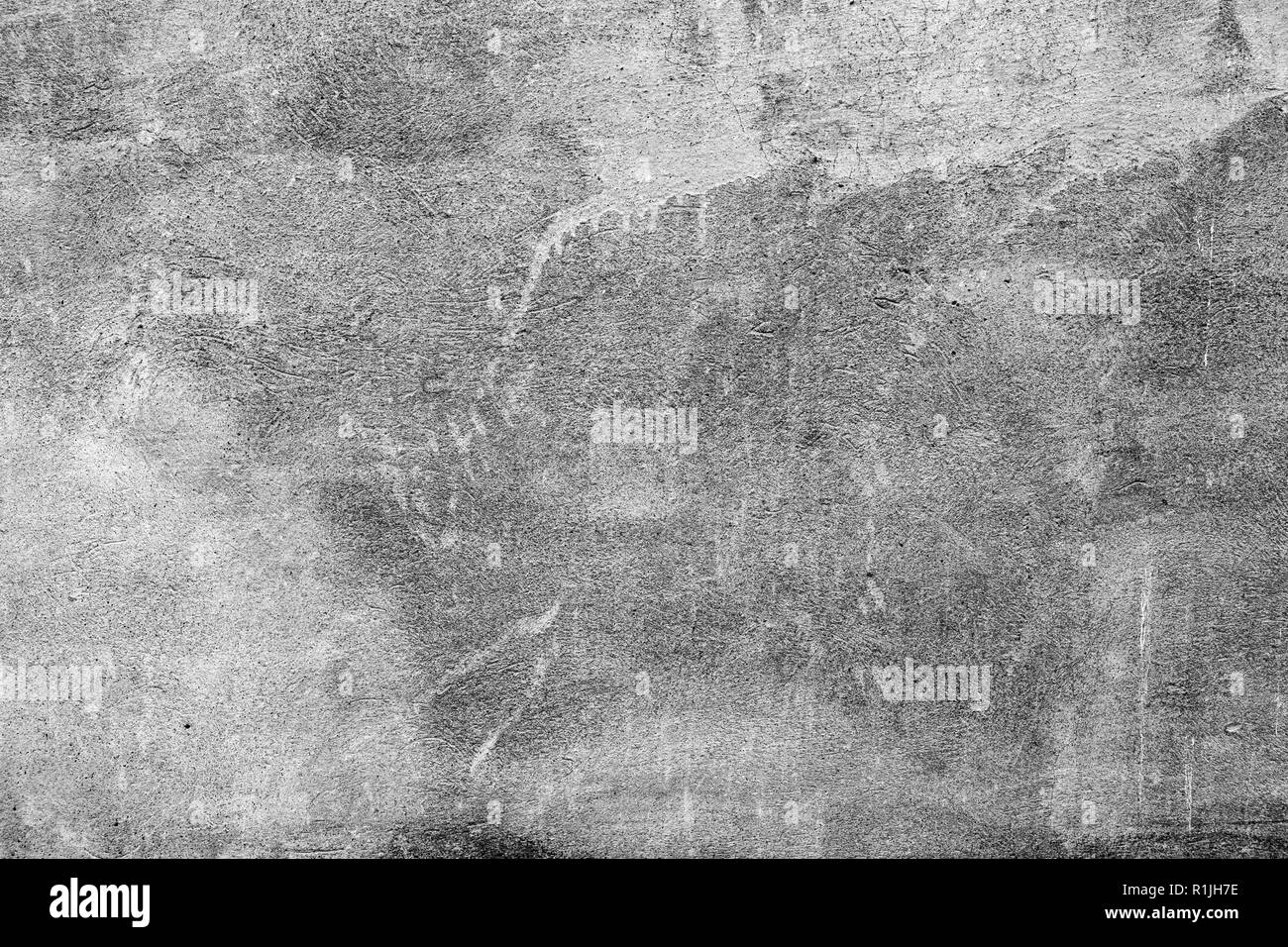 Cemento grigio e bianco sfondo naturale di cemento o pietra texture su una parete o pavimento. Foto Stock