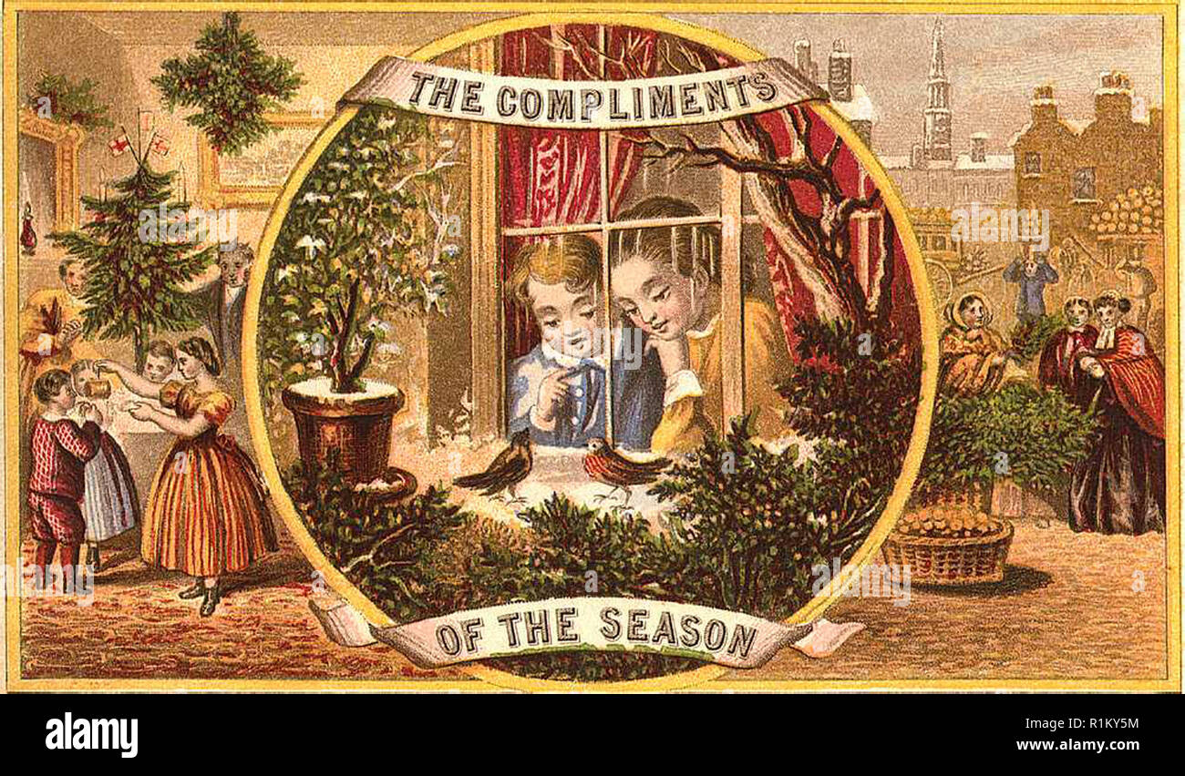 Cartolina Di Natale Vintage Immagini E Fotos Stock Alamy