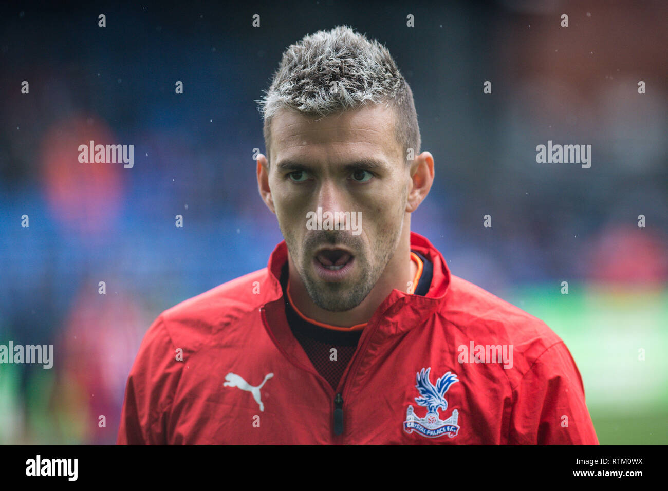 Londra, Inghilterra - 22 settembre: Vicente Guaita di Crystal Palace durante il match di Premier League tra Crystal Palace e il Newcastle United a Selhurst Park il 22 settembre 2018 a Londra, Regno Unito. (MB Media) Foto Stock