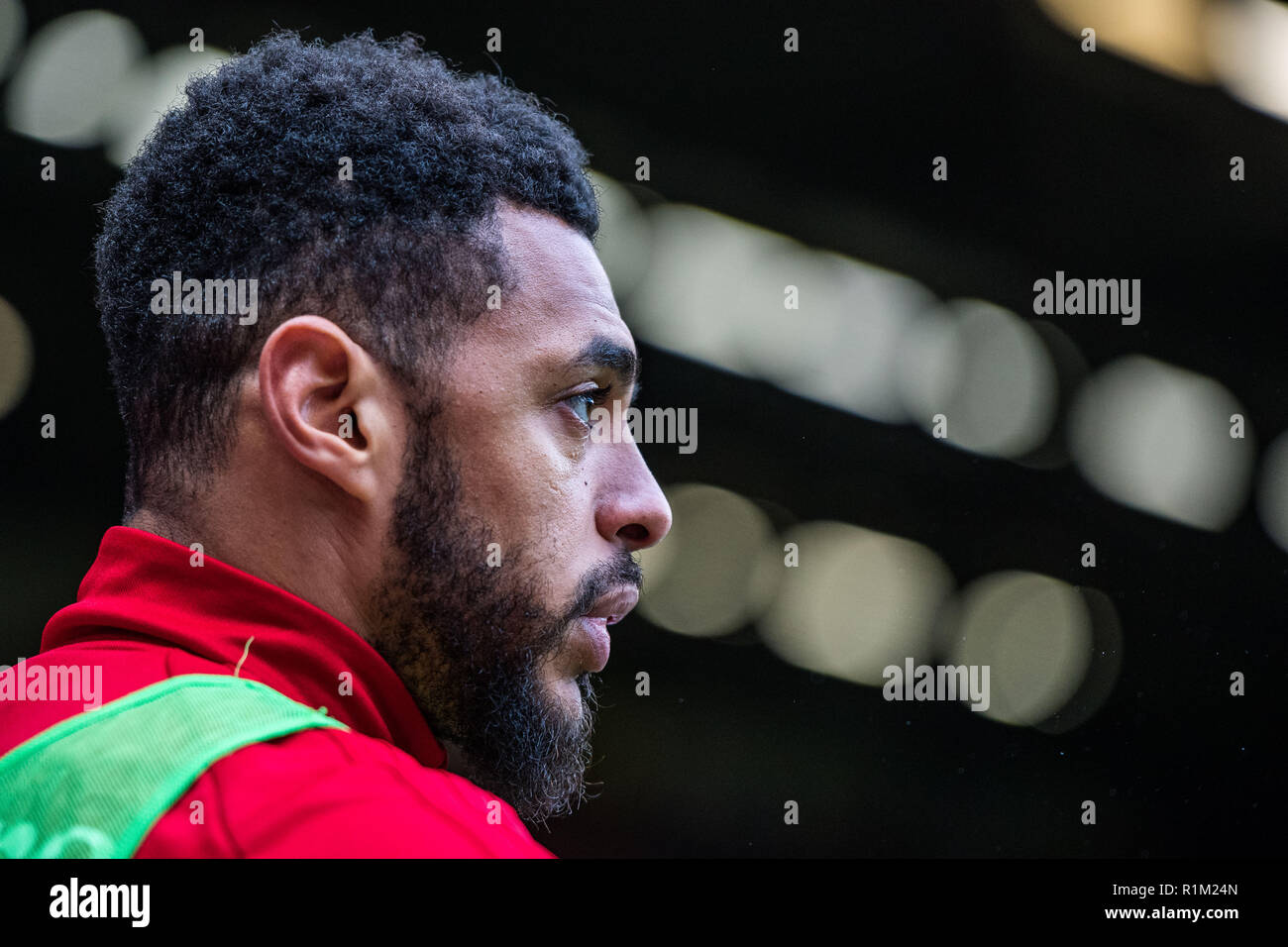 WATFORD, Inghilterra - 27 ottobre: Andre grigio di Watford FC durante il match di Premier League tra Watford FC e Huddersfield Town a Vicarage Road su ottobre 27, 2018 a Watford, Regno Unito. (MB Media) Foto Stock