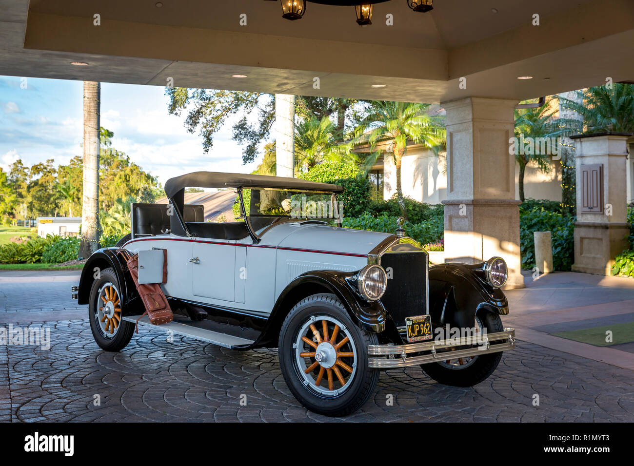 1926 Ford Modello T Roadster a quaglie Creek Country Club, Naples, Florida, Stati Uniti d'America Foto Stock