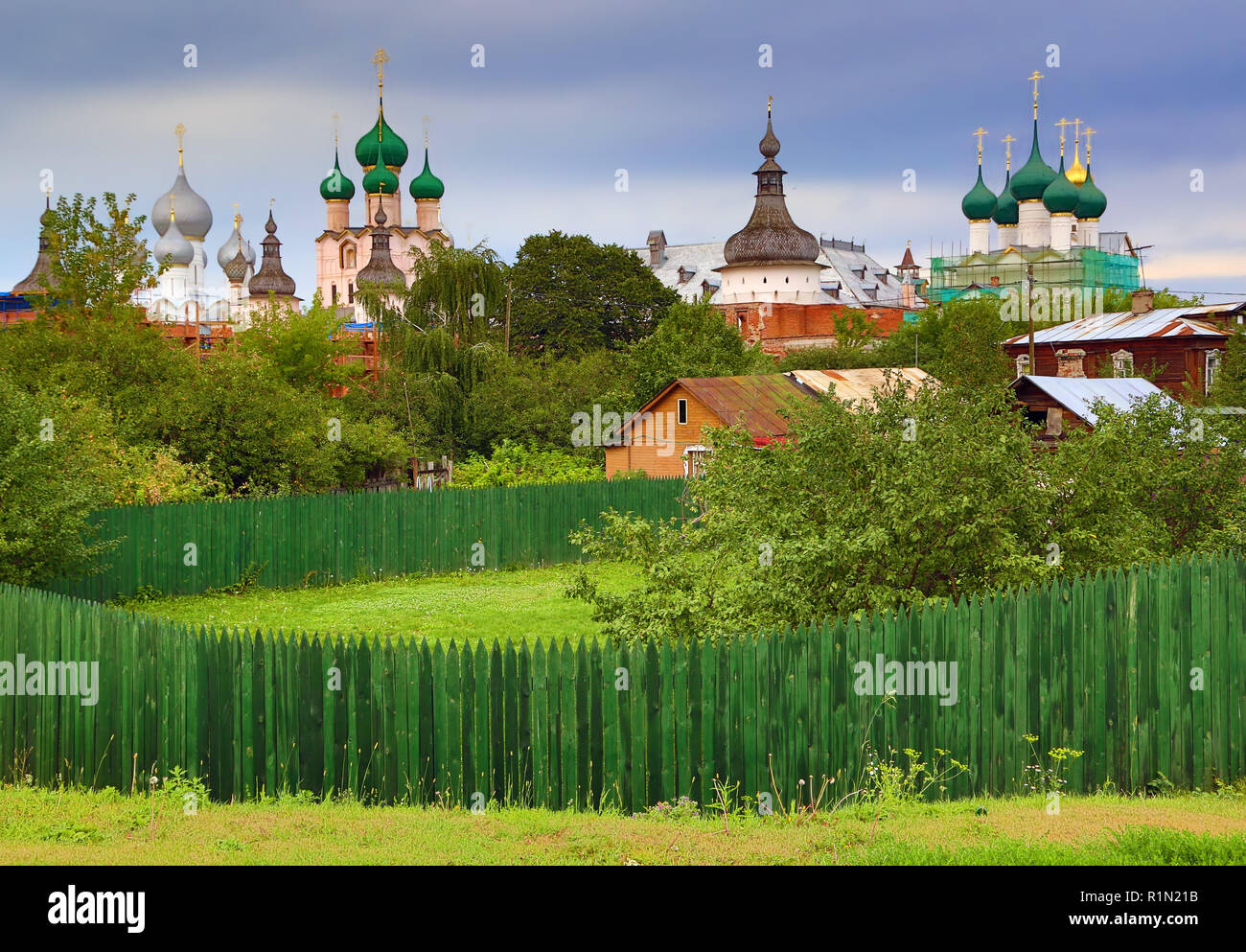 Rostov il grande - piccole antiche città russa Foto Stock