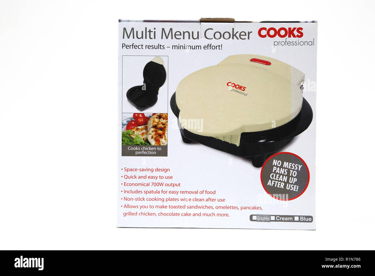 Menu multi Cooker Foto Stock