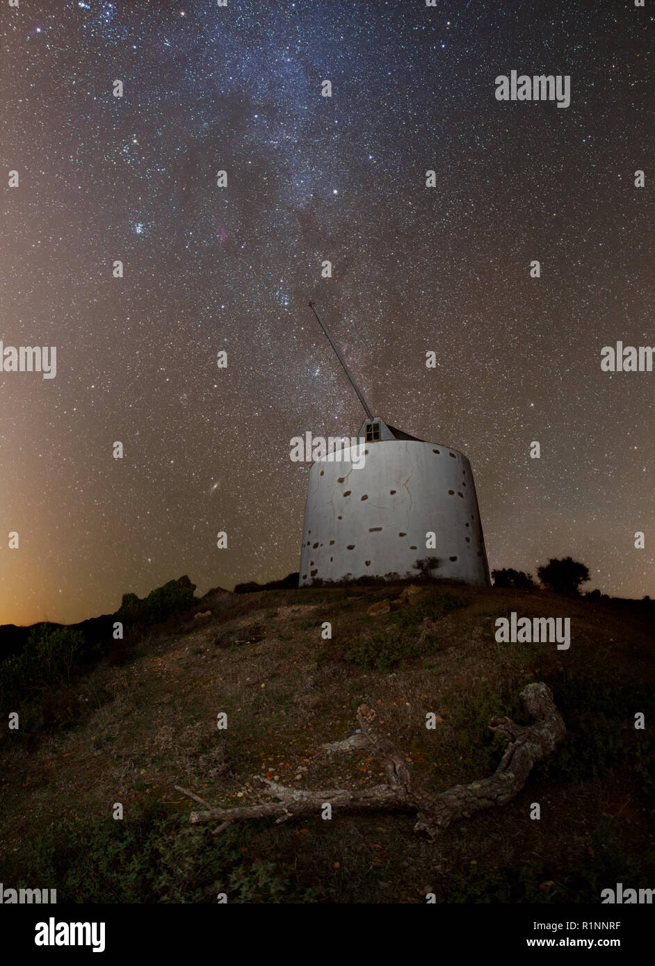 Moinho Cortelha, mulino a vento a cortelha Foto Stock