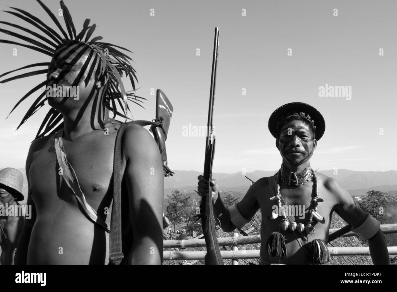 Il Nagaland, India 2012. Hornbill Festival Foto Stock