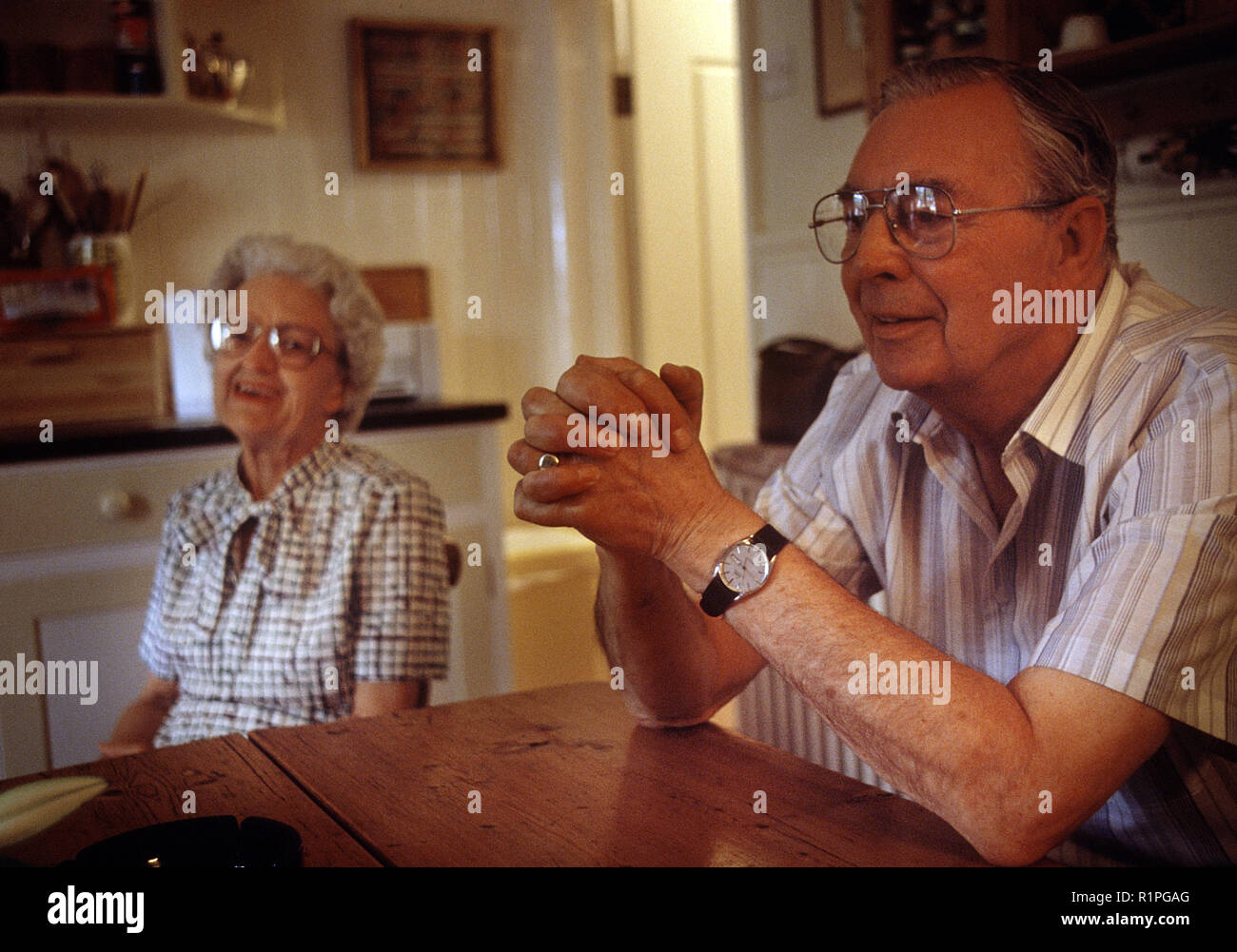 Negli anni ottanta la fotografia di archivio Foto Stock