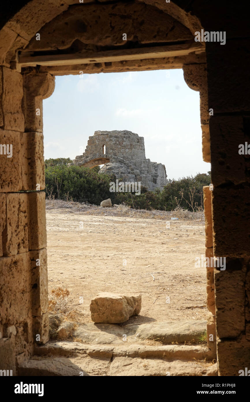 Chiesa Afendrika, Penisola Karpas, N Cipro Foto Stock