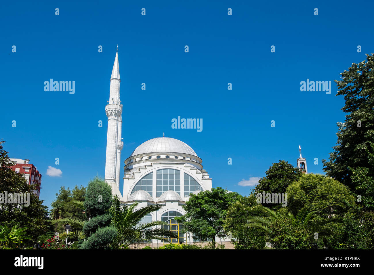 Albania, Scutari, moschea locale Foto Stock