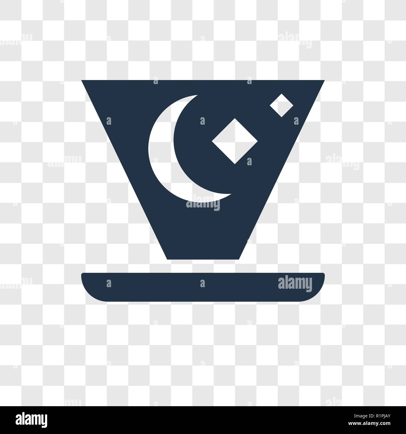 Ologramma icona vettore isolato su sfondo trasparente, ologramma trasparenza concetto del logo Illustrazione Vettoriale