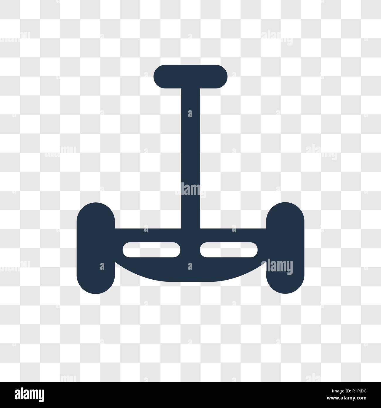 Hoverboard icona vettore isolato su sfondo trasparente, Hoverboard trasparenza concetto del logo Illustrazione Vettoriale