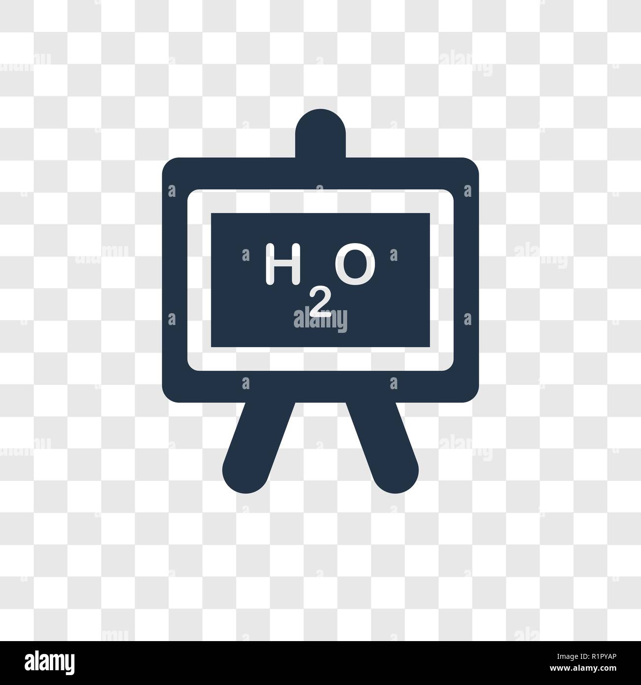 Blackboard icona vettore isolato su sfondo trasparente, Blackboard trasparenza concetto del logo Illustrazione Vettoriale