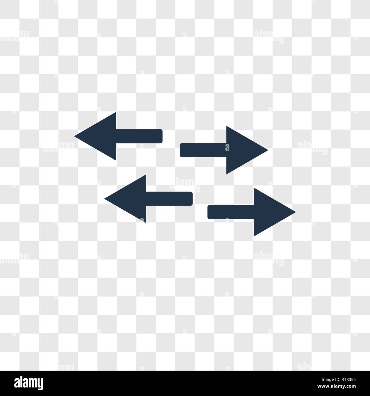 Interruttore icona vettore isolato su sfondo trasparente, interruttore trasparenza concetto del logo Illustrazione Vettoriale