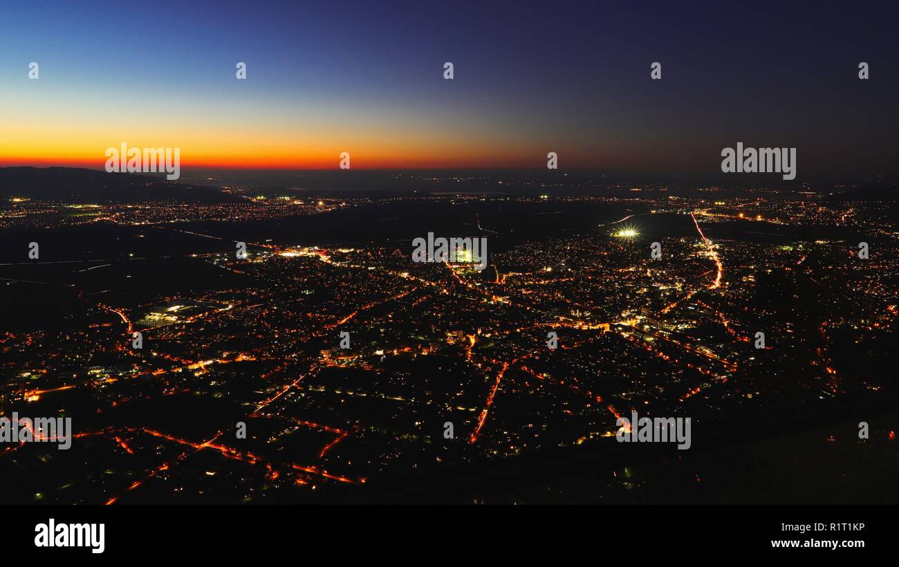 Vista da karren al lago di Costanza Foto Stock