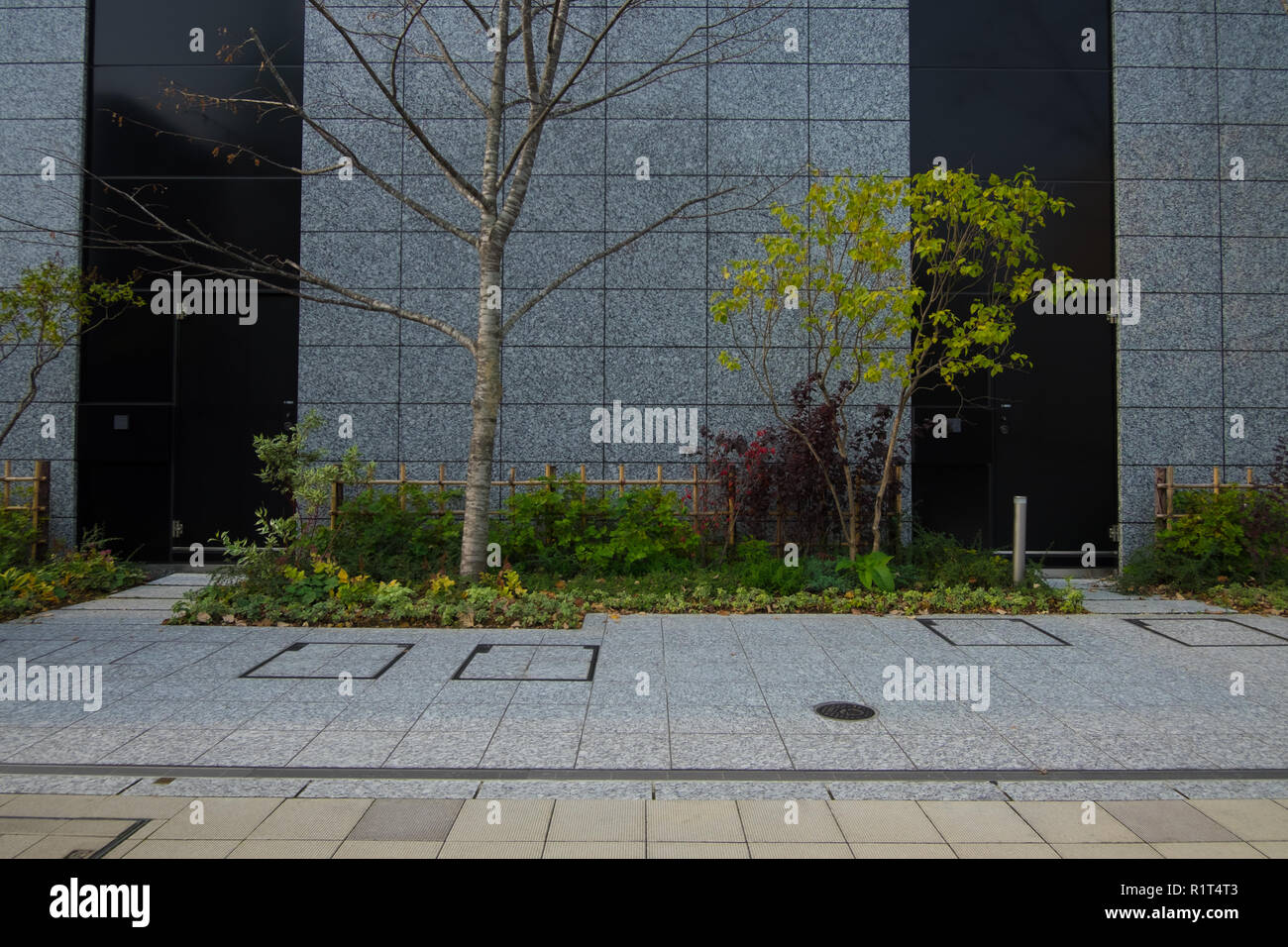 Il paesaggio di Office a Sapporo, Giappone Foto Stock