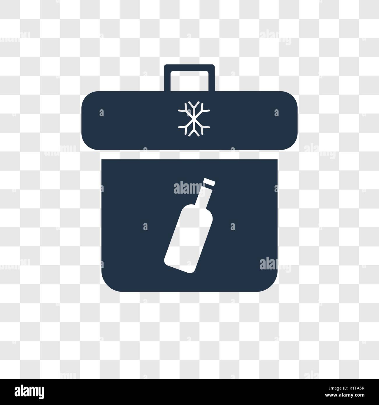 Zaino icona vettore isolato su sfondo trasparente, zaino trasparenza concetto del logo Illustrazione Vettoriale