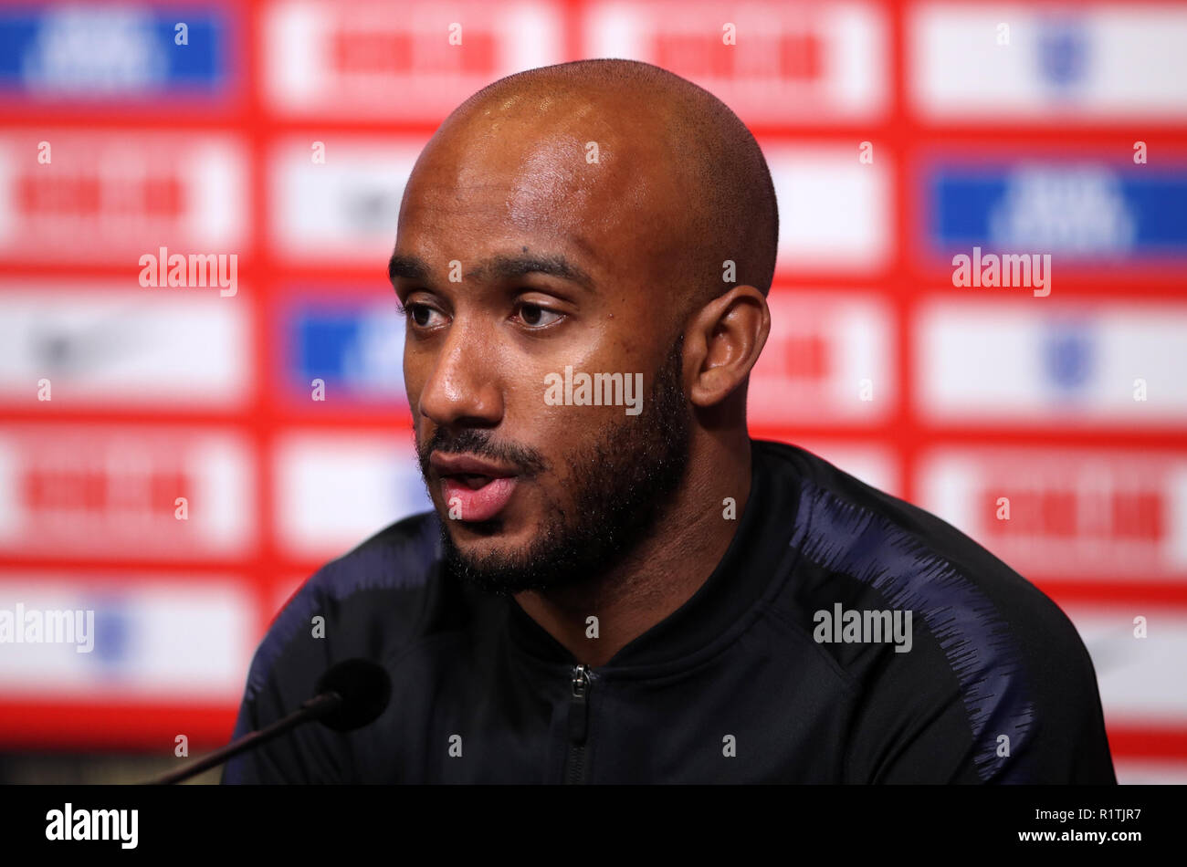 Fabian Delph in Inghilterra durante la conferenza stampa al Wembley Stadium di Londra. PREMERE ASSOCIAZIONE foto. Data immagine: Mercoledì 14 novembre 2018. Vedi PA storia CALCIO Inghilterra. Il credito fotografico dovrebbe essere: Tim Goode/PA Wire. Foto Stock