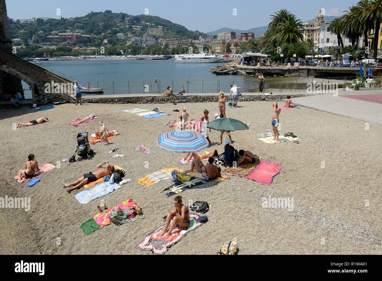 Rapallo in Liguria Italia Foto Stock