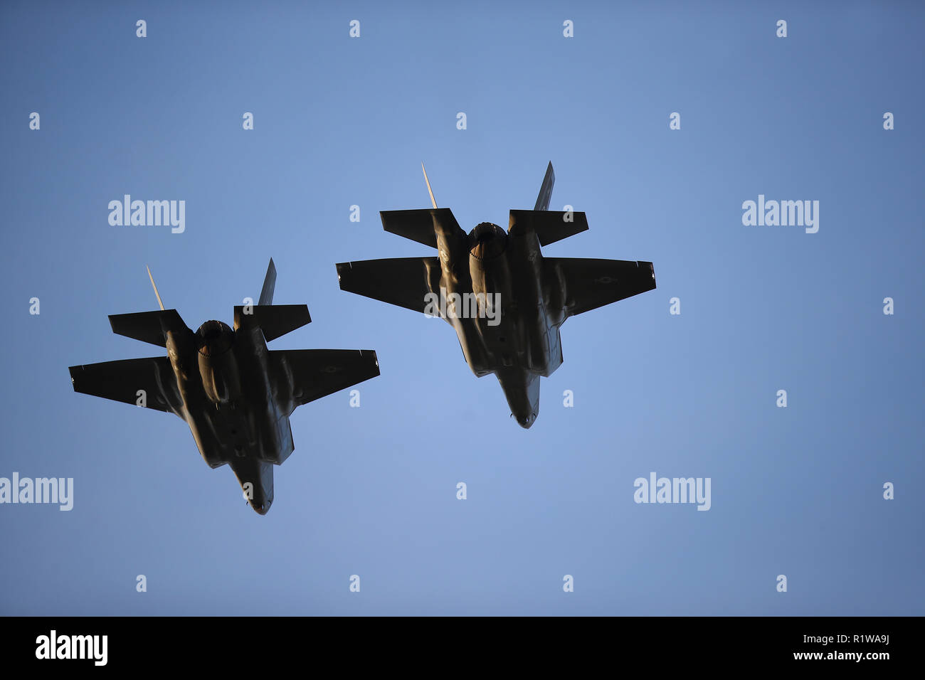 F-35A getti da 31 Test di valutazione squadrone alla Edwards Air Force Base Foto Stock