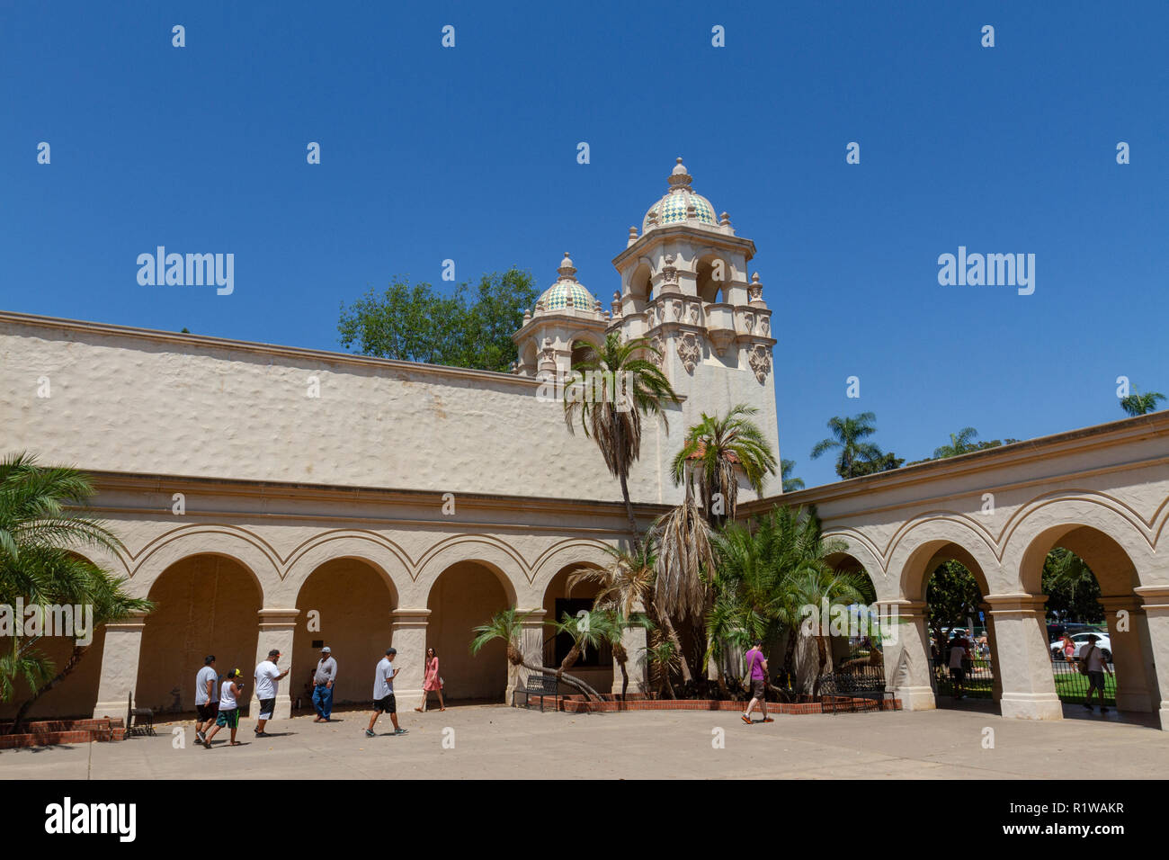 La Casa del Prado teatro in Balboa Park, San Diego, California, Stati Uniti. Foto Stock