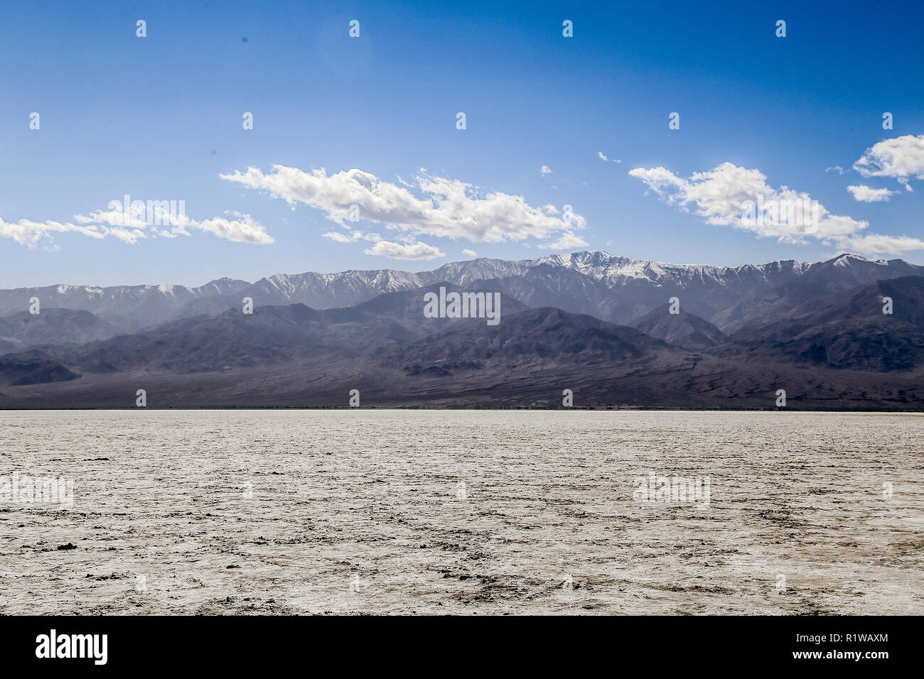 Badwater basin nel parco nazionale della Valle della Morte Foto Stock