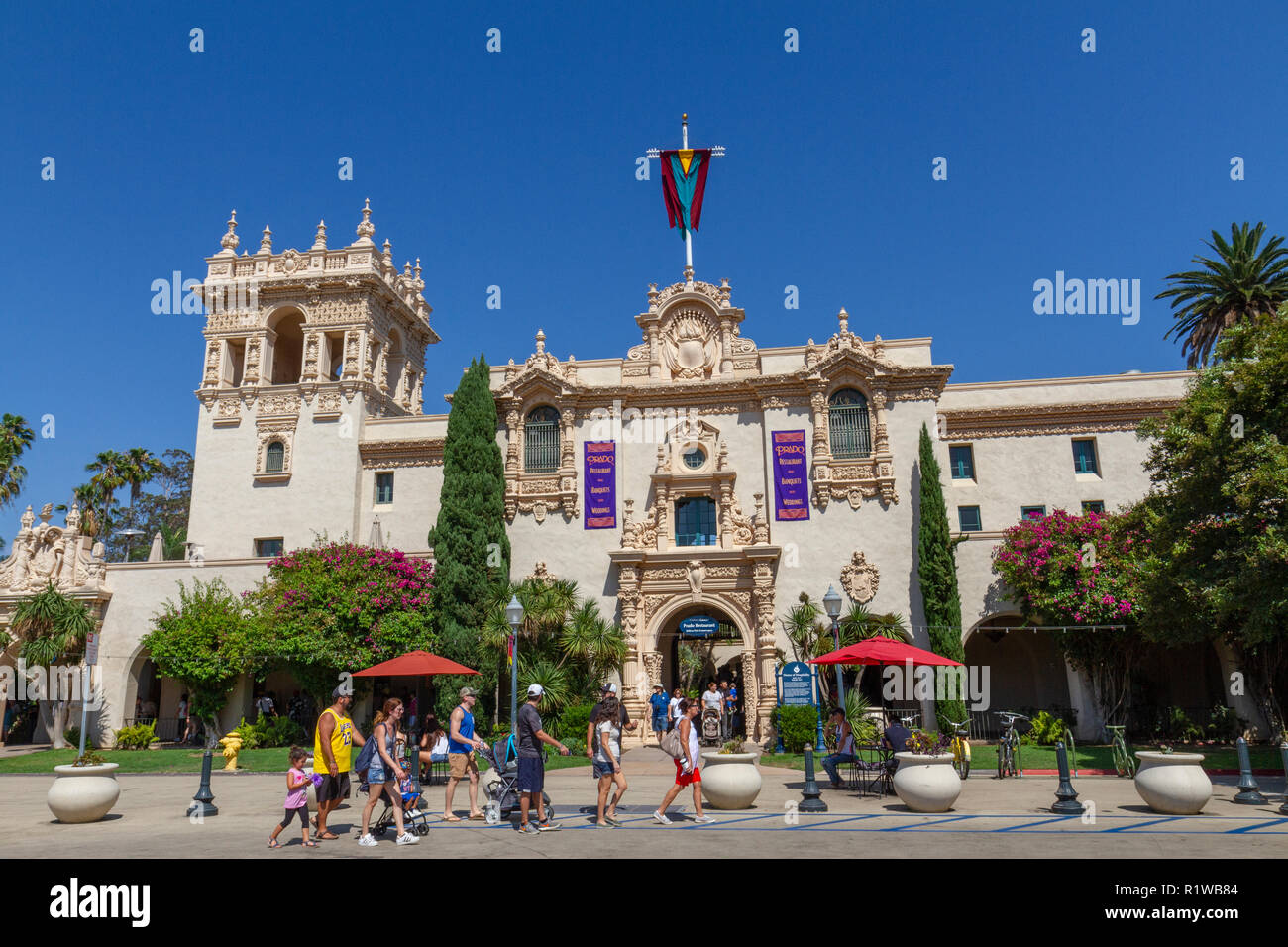 Il Balboa Park del Centro Visitatori, Balboa Park, San Diego, California, Stati Uniti. Foto Stock