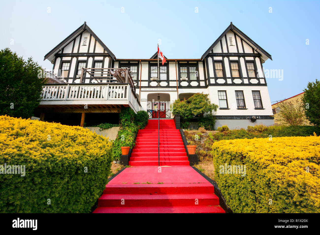 Il Tribunale vecchio Inn, Powell river, BC, Canada Foto Stock