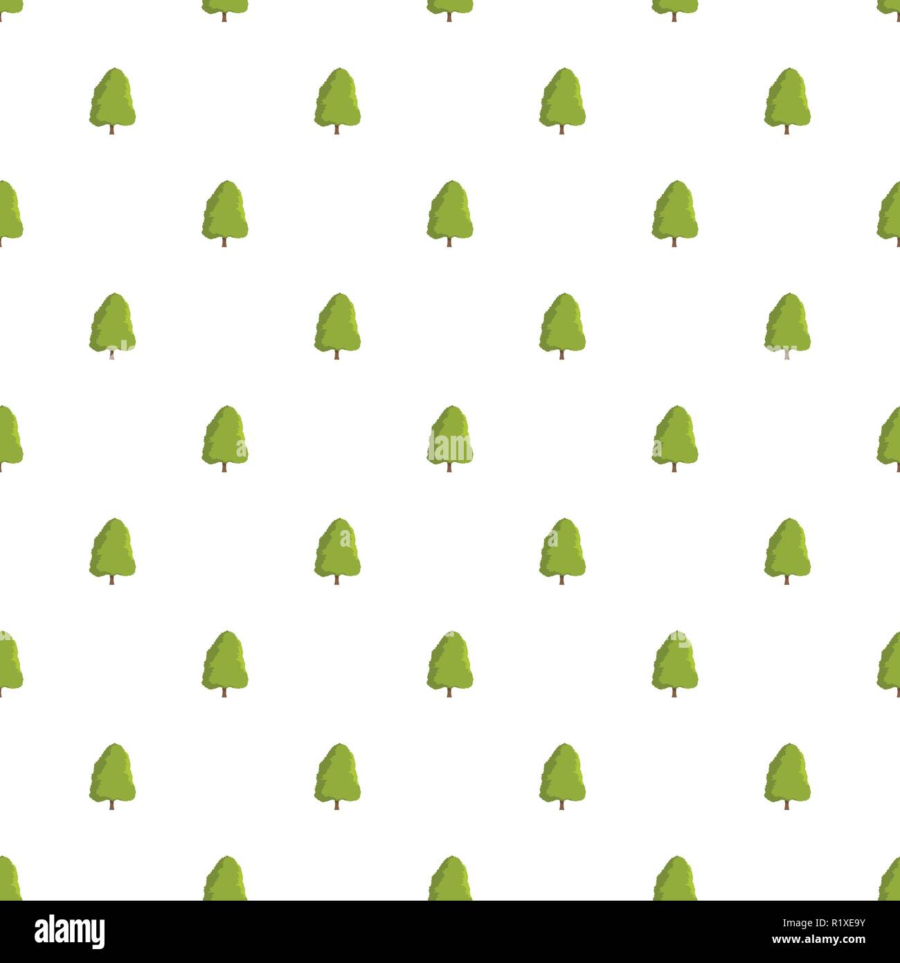 Il frassino seamless pattern in stile piatto per qualsiasi tipo di design Illustrazione Vettoriale