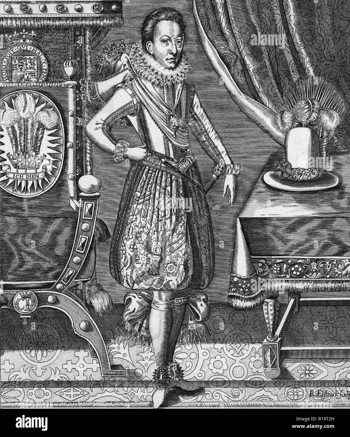 HENRY FREDERICK, Principe di Galles (1594-1612), primogenito di Giacomo I Foto Stock
