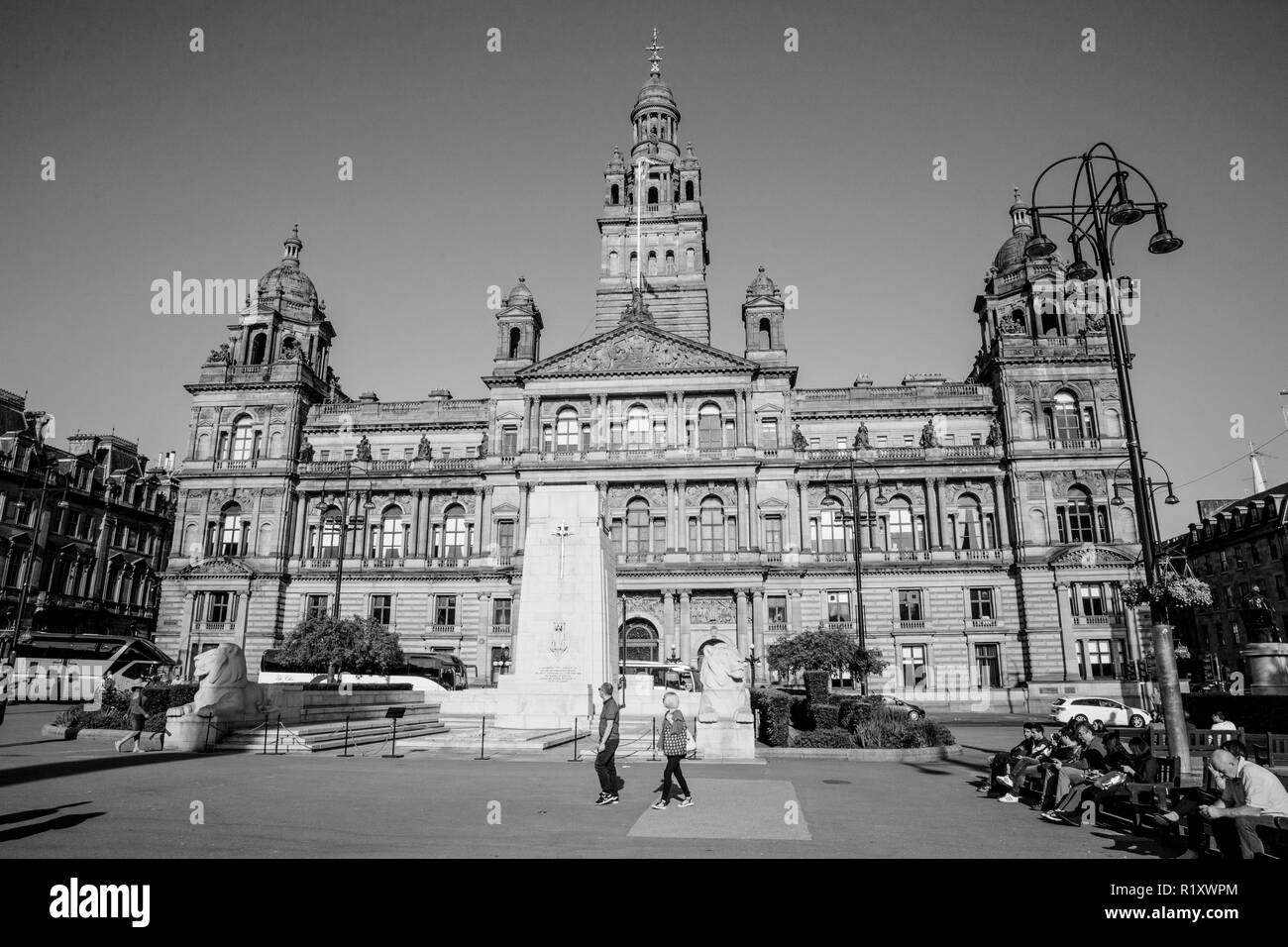 Glasgow / Scozia. Il 27 maggio 2018. George Square Glasgow Foto Stock