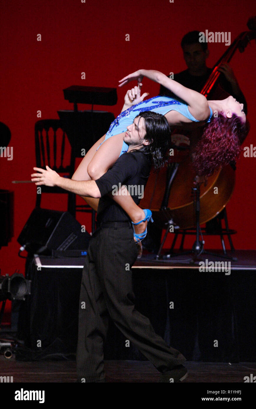 Tango Fire performance di danza a Sydney, in Australia. Foto Stock