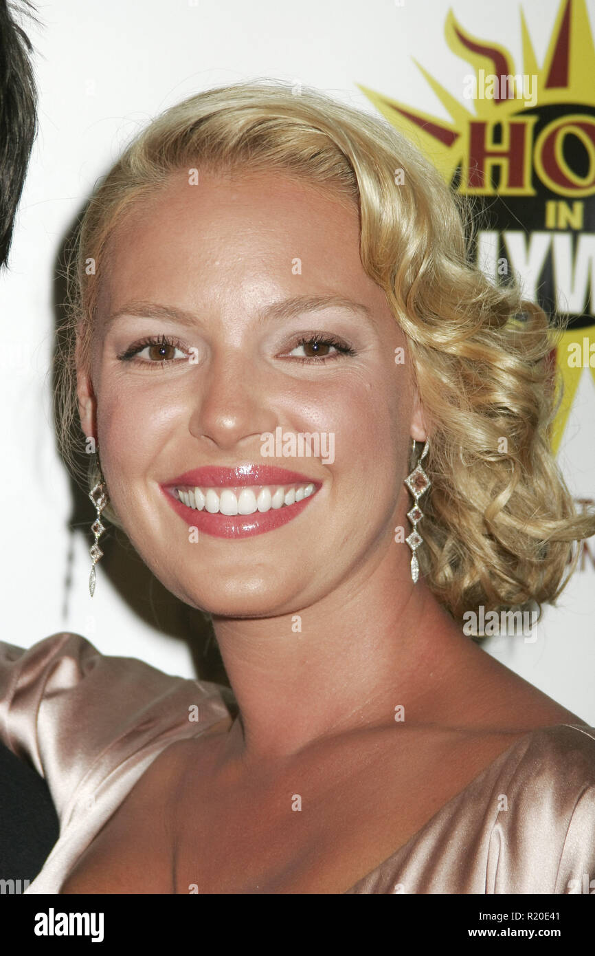 Katherine Heigl 16/08/08 '3a caldo di Hollywood' @ Avalon, Hollywood Foto di Ima Kuroda/HNW / PictureLux (16 agosto 2008) Foto Stock