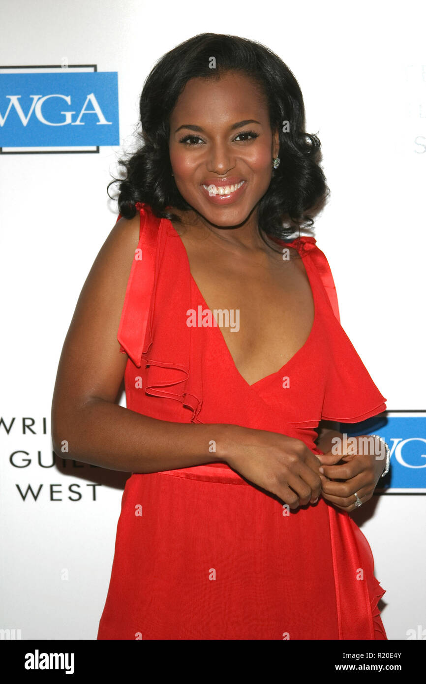 Kerry Washington 02/19/05 57TH Annuale Writers Guild AWARDS @ Hollywood Palladium, Hollywood Foto di Izumi Hasegawa/HNW / PictureLux (19 febbraio 2005) Foto Stock