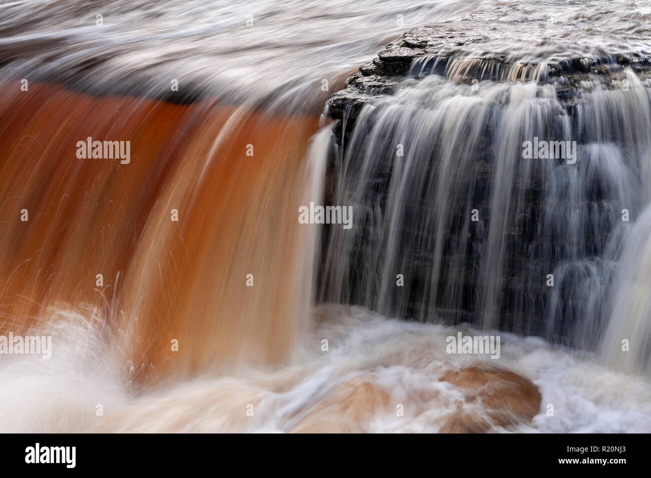 Aysgarth cade nel Yokshire Dales, Inghilterra Foto Stock