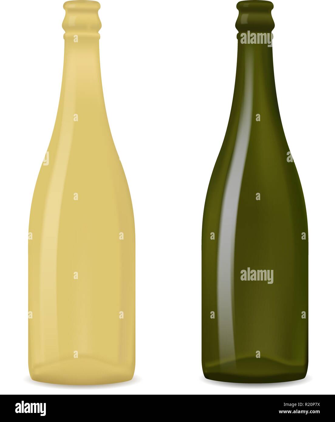 Bottiglie di champagne. Bottiglie vuote Immagine e Vettoriale - Alamy