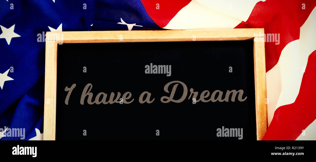 Immagine composita di io ho un sogno Foto Stock