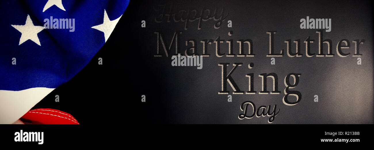 Immagine composita di felice Martin Luther King giorno Foto Stock