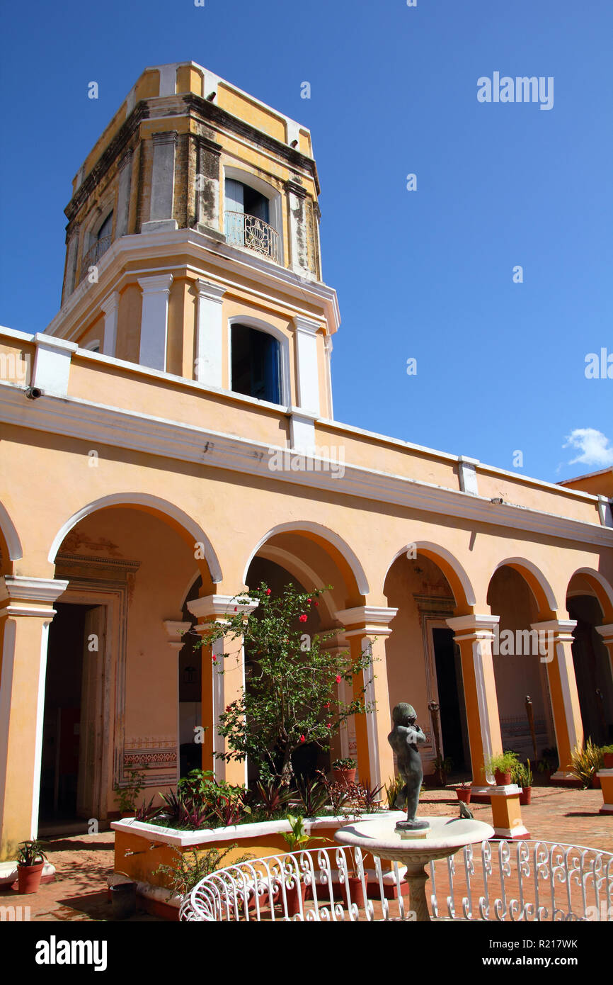 Trinidad, Cuba - la città vecchia. Civico Museo di storia. UNESCO - Sito Patrimonio dell'umanità. Foto Stock