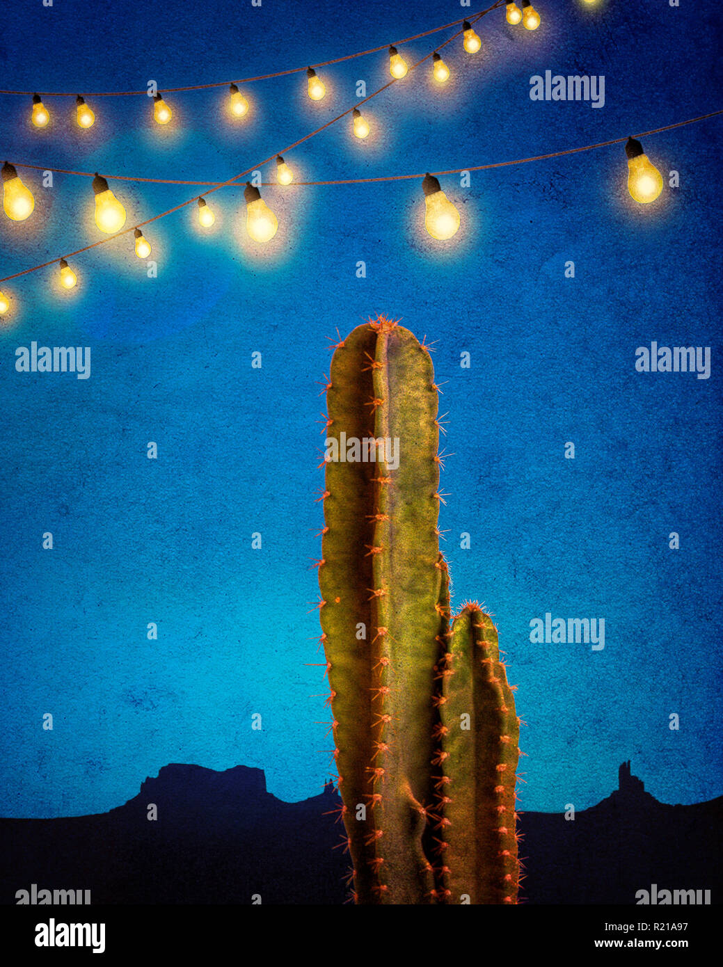 Arte digitale: Monument Valley Foto Stock