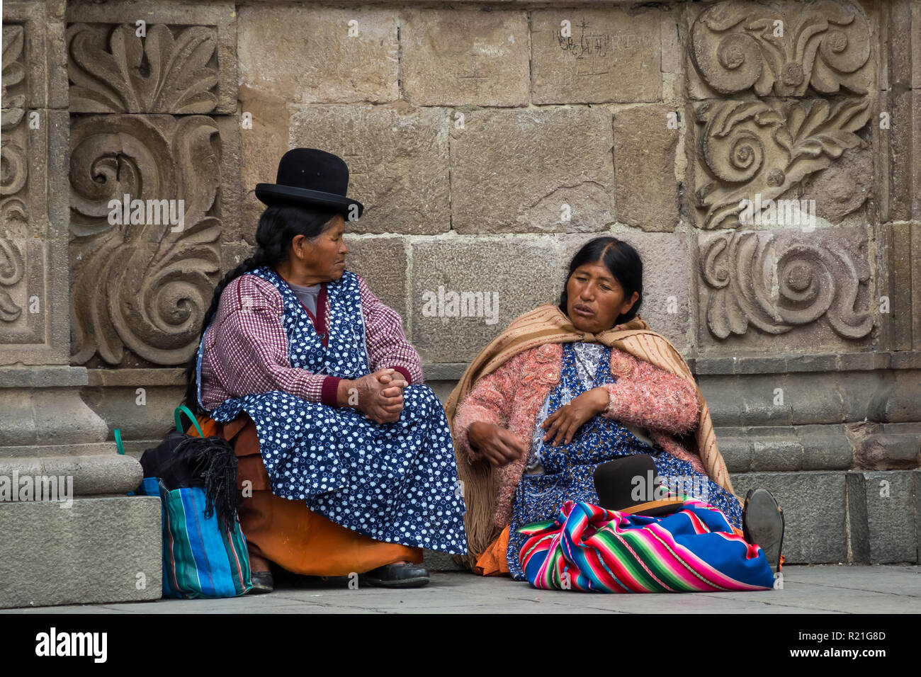 Perù e Bolivia le persone nella vita di tutti i giorni. 2013 Foto Stock