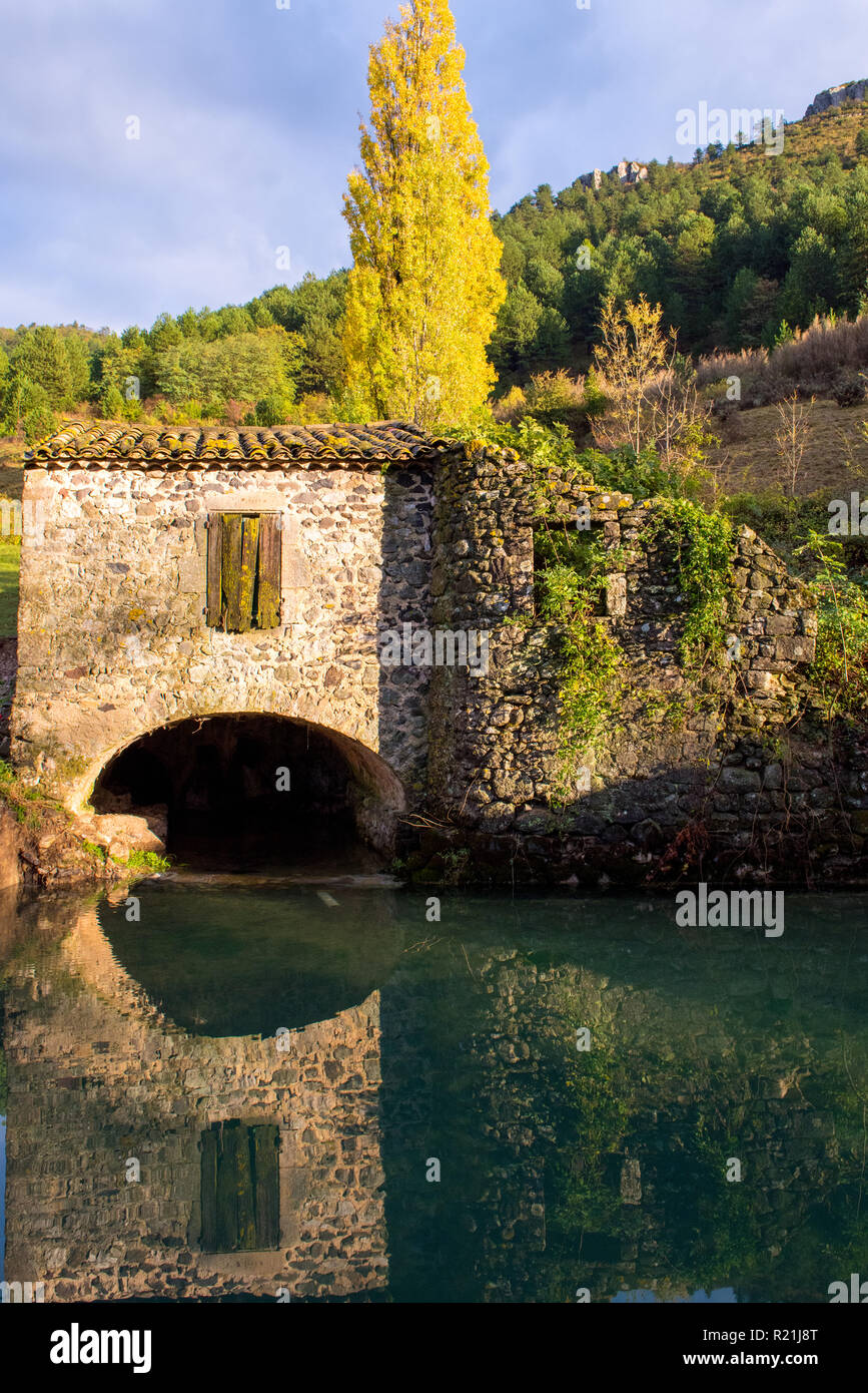 Saint-Etienne-de-Boulogne, Ardèche Francia Foto Stock