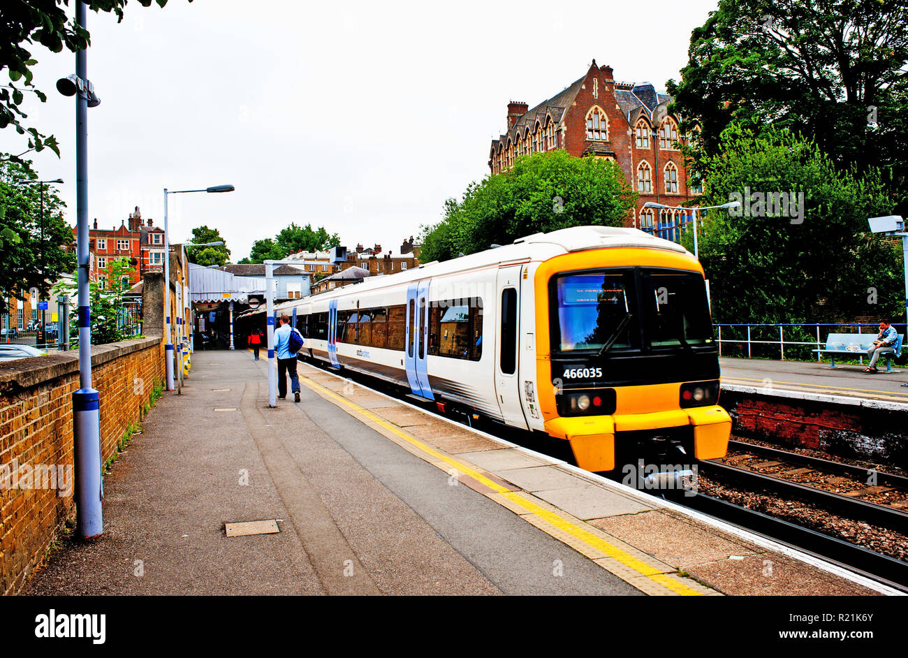 Classe 466 unità a Blackheath, a sud di Londra - Inghilterra Foto Stock