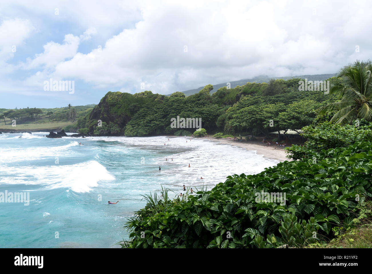 Hamoa Beach, Maui, Hawaii - Paradise Found Foto Stock