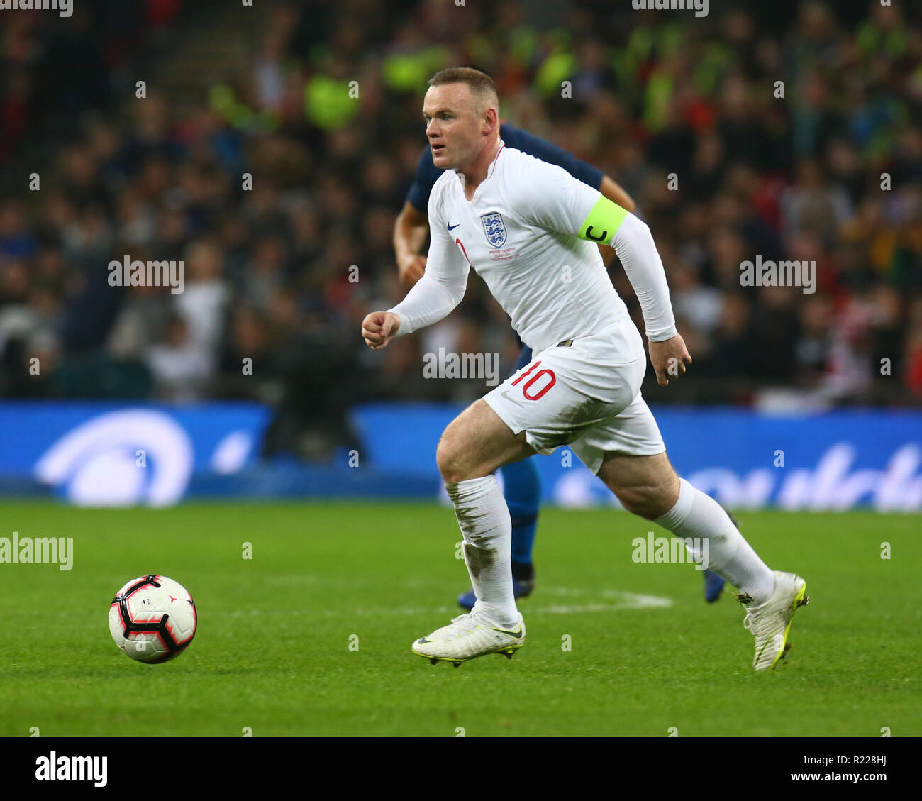Londra, Regno Unito. 15 Novembre, 2018. Wayne Rooney di Inghilterra durante il cordiale partita di calcio tra Inghilterra e Stati Uniti d'America presso la stadio di Wembley a Londra, Inghilterra, il 15 novembre 2018. Azione di Credito Foto Sport Credit: Azione Foto Sport/Alamy Live News Foto Stock